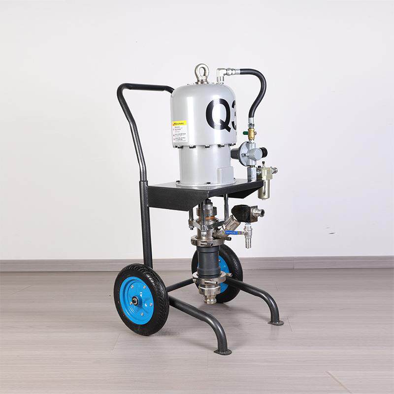 Q3气动砂浆机高压大功率真石漆喷涂机厚品防火涂料永康制造