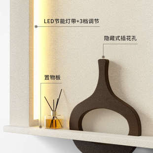 入户门正对墙玄关挂画现代简约餐厅饭厅装饰画轻奢led灯客厅壁画