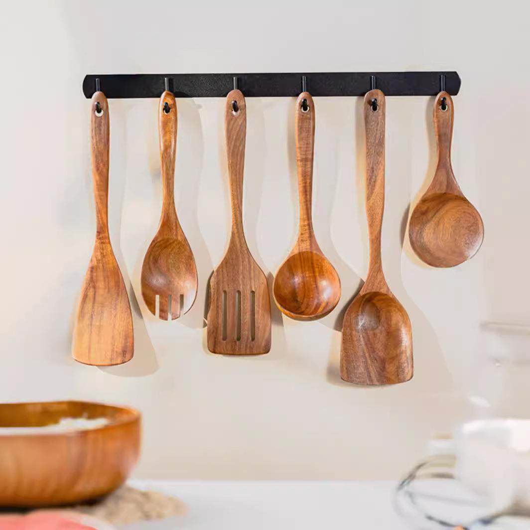 铲勺套件柚木长柄炒菜锅铲相思木大汤勺饭勺家用烹饪木质厨具,厨房/烹饪用具,锅铲,淘宝优惠券,粉丝福利购,淘宝优惠卷