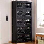 透气鞋 362TQFMX架一体多层靠带门简易墙落地 家用门口走柜廊收纳鞋