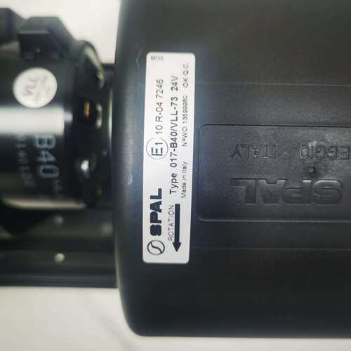 供应spal017-B40/VLL-73 24v 315W 蒸发风机