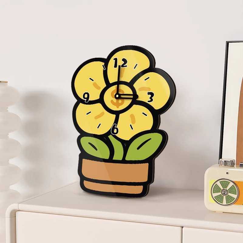 有钱花多巴胺客厅电视柜摆件钟表装饰画玄关斗柜创意座钟摆台时钟,家居饰品,现代装饰画,淘宝优惠券,粉丝福利购,淘宝优惠卷