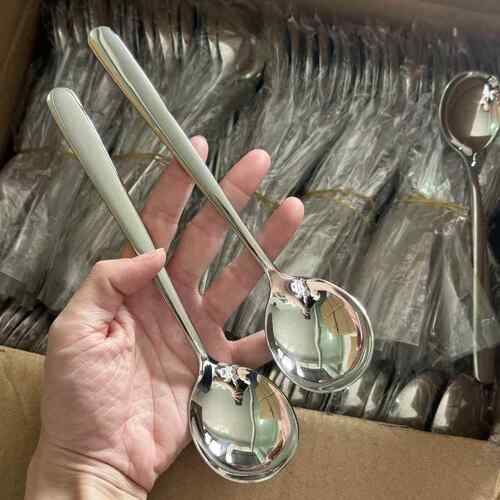 优雅316不锈钢加厚特色汤勺 多用途厨房餐具勺长柄大汤勺厂家