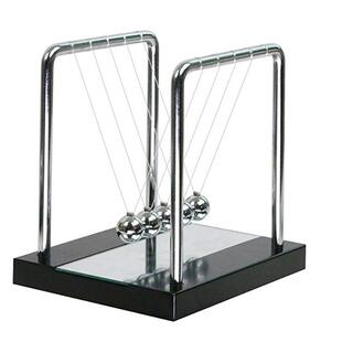 牛顿摆球上班发疯单摆波动态小摆件科技感办公装饰摇摆珠子撞击球