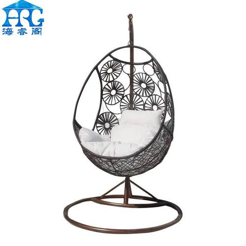 户外客厅吊篮户外庭院家用藤椅摇篮懒人鸟巢秋千休闲摇椅单人吊椅