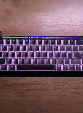 泰坦黑色布丁键帽pbt支持wooting夜魔atk68魔导士ace68k5f75f99