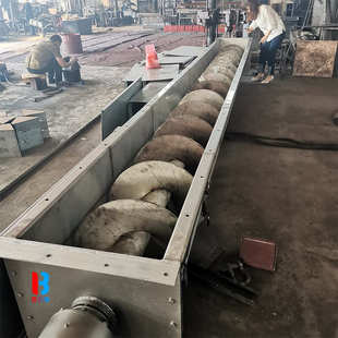 绞龙输送机219管式 蛟龙提升机水泥污泥不锈钢搅龙颗粒螺旋上料机