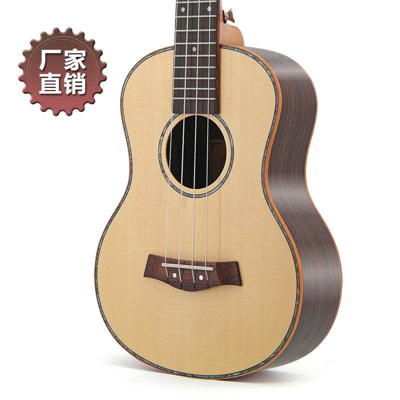 26寸玫瑰木云杉木单板尤克里里 ukulele乌克丽丽四弦琴小吉