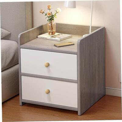 Mini Bedside Table Ultra Narrow Rounded Corner Locker