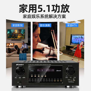 山水 DM-10A大功率功放机专业发烧级5.1数字放大器卡拉OK音响家用