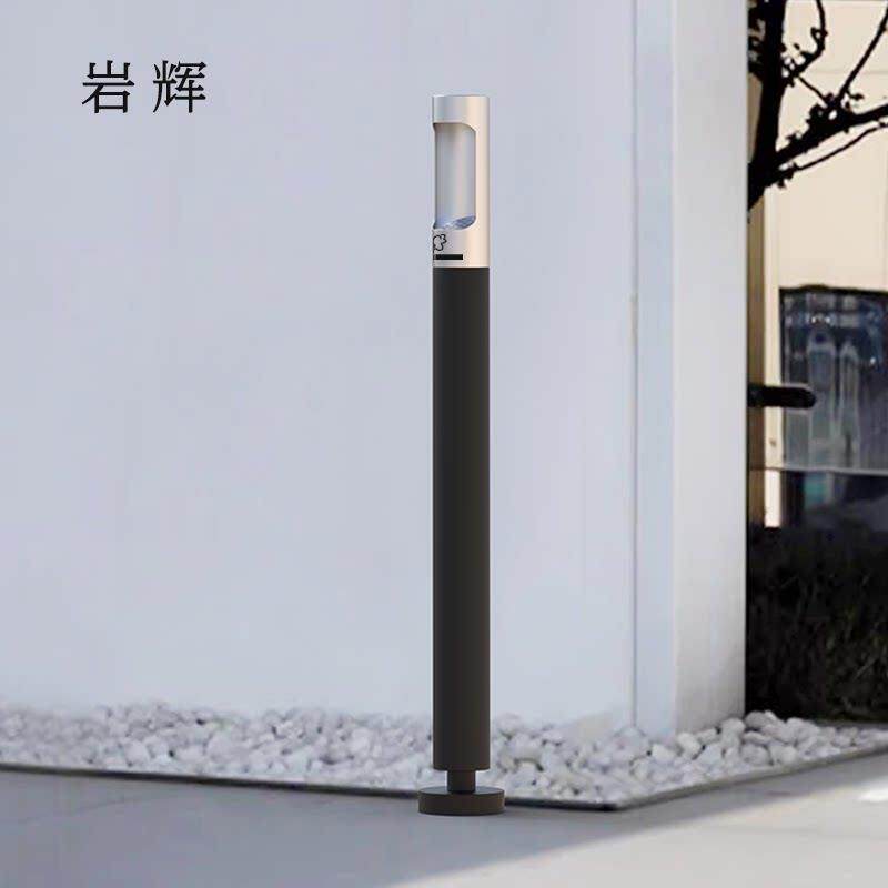 立式烟灰柱 户外吸烟区烟蒂收集器不锈钢烟灰缸定制