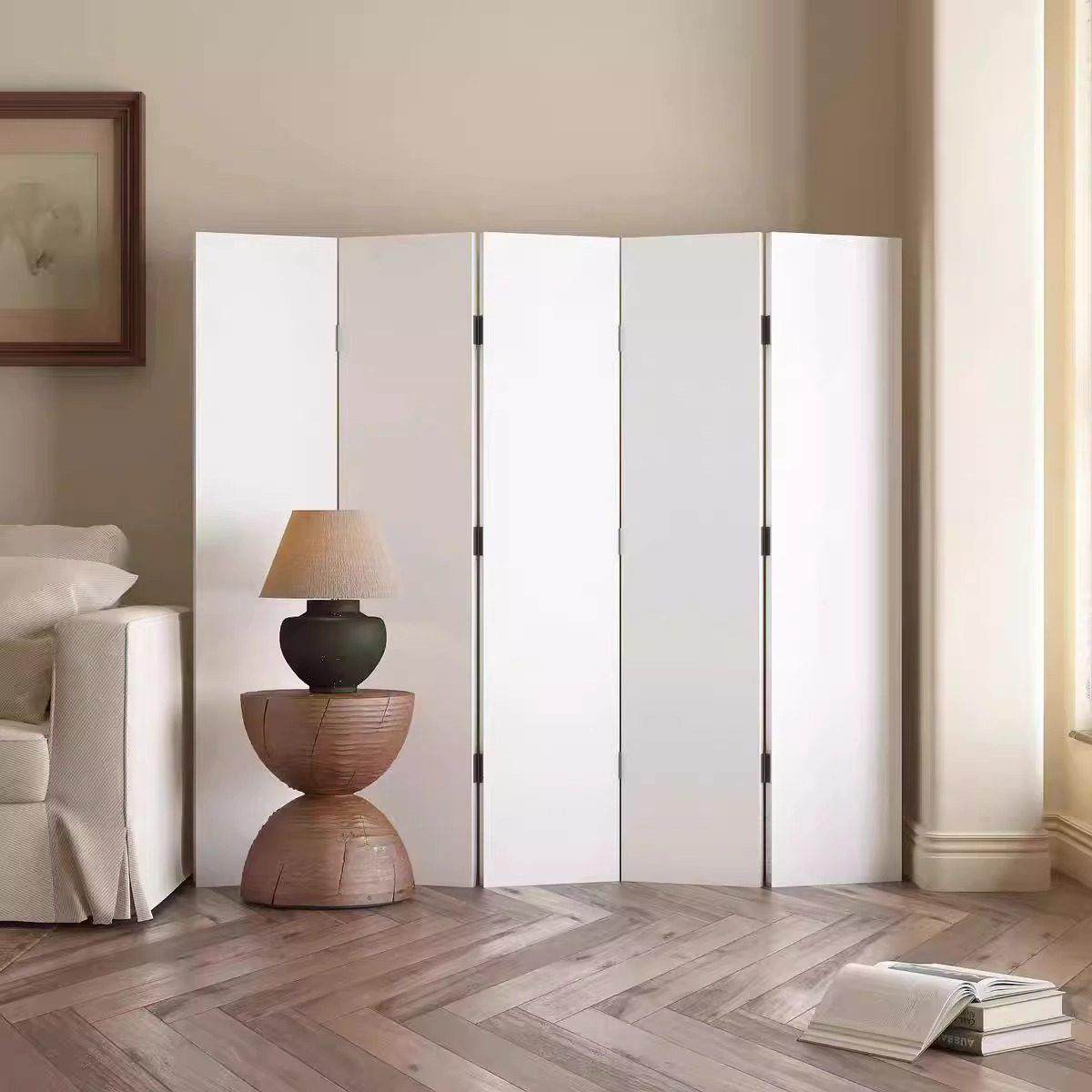 纯白色灰色米黄色屏风隔断客厅折叠移动家用玄关办公室折屏定制,住宅家具,折屏,淘宝优惠券,粉丝福利购,淘宝优惠卷