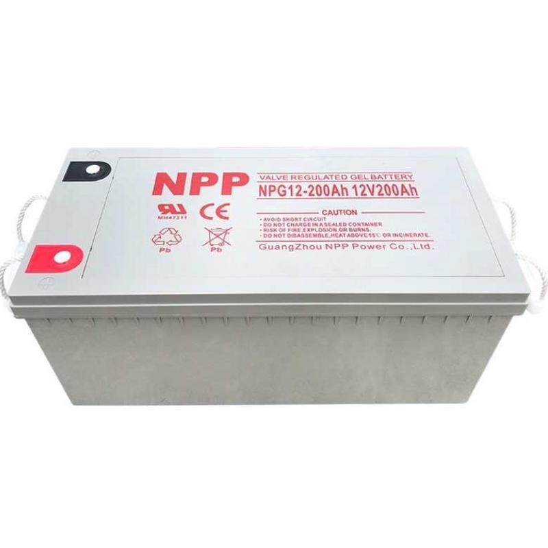 耐普蓄电池12V200AH/NPG12-200AH机房太阳能 直流屏UPS铅酸应急