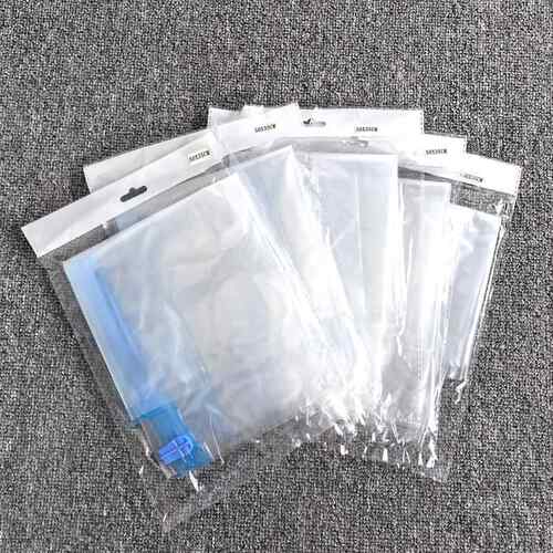 庆悦旅行神器手卷装衣服真空压缩袋免抽气小号打包带衣物收纳袋子