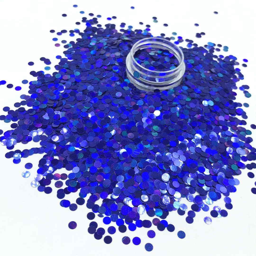 厂家直销圆形金葱粉圆 PET镭射亮片美甲闪粉亮粉 量大优惠