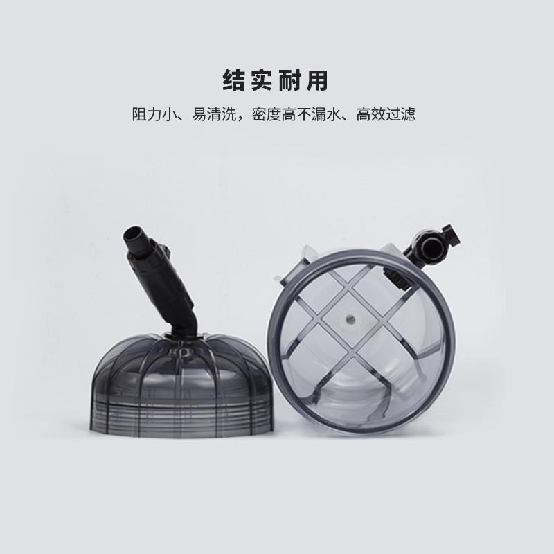尼特利菊花桶鱼缸水草缸前置过滤桶水族箱无动力过滤器内含过滤棉