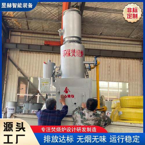 小区生活垃圾处理焚烧炉 低温二次医疗工业废弃废物焚烧炉设备