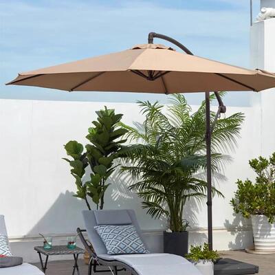 户外遮阳伞沙滩太阳伞手推伞室外花园休闲庭院伞岗亭伞遮阳伞