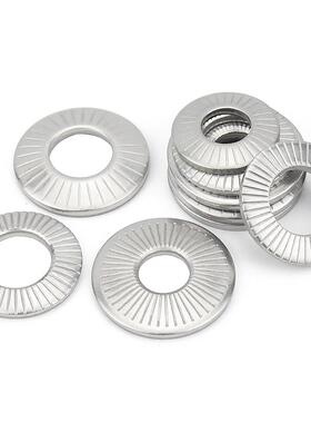 304不锈鞍形蝶/形单面花齿垫圈钢防滑垫片M534103M4M56M8M10M12M1