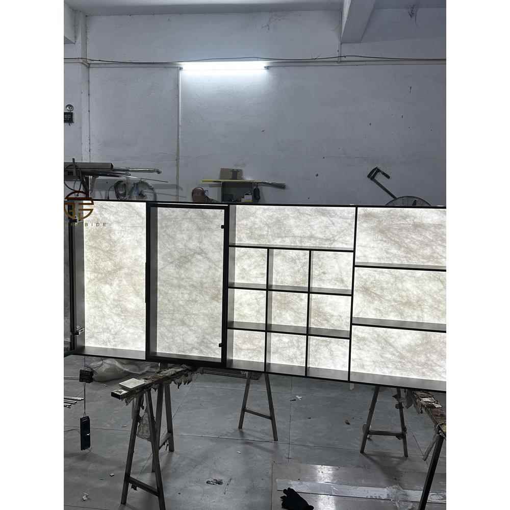 定制亚克力发光背板LED导光板极薄灯箱反光板冰裂纹杜邦纸纹图案