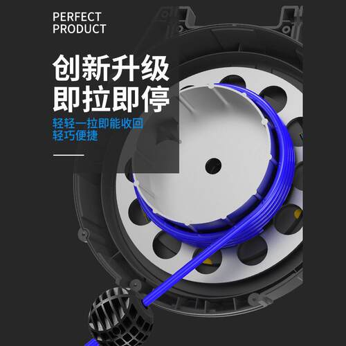 气鼓自动伸缩气管卷管电鼓663水鼓动工具高压沫泡鼓气组器合汽鼓