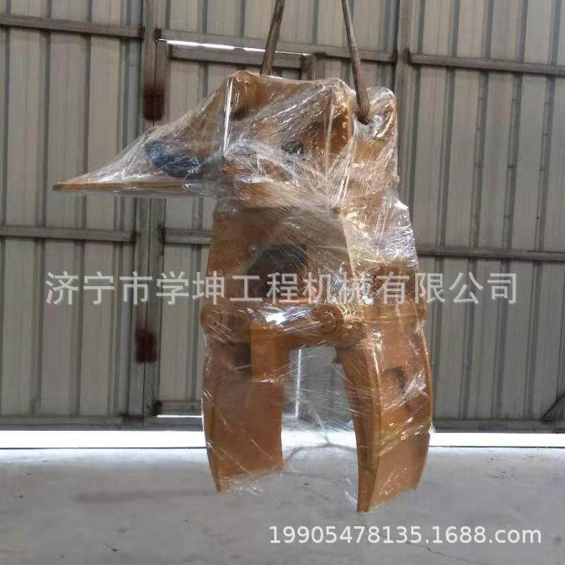 挖机换枕机枕木搬运夹具铁路设备履带轮式