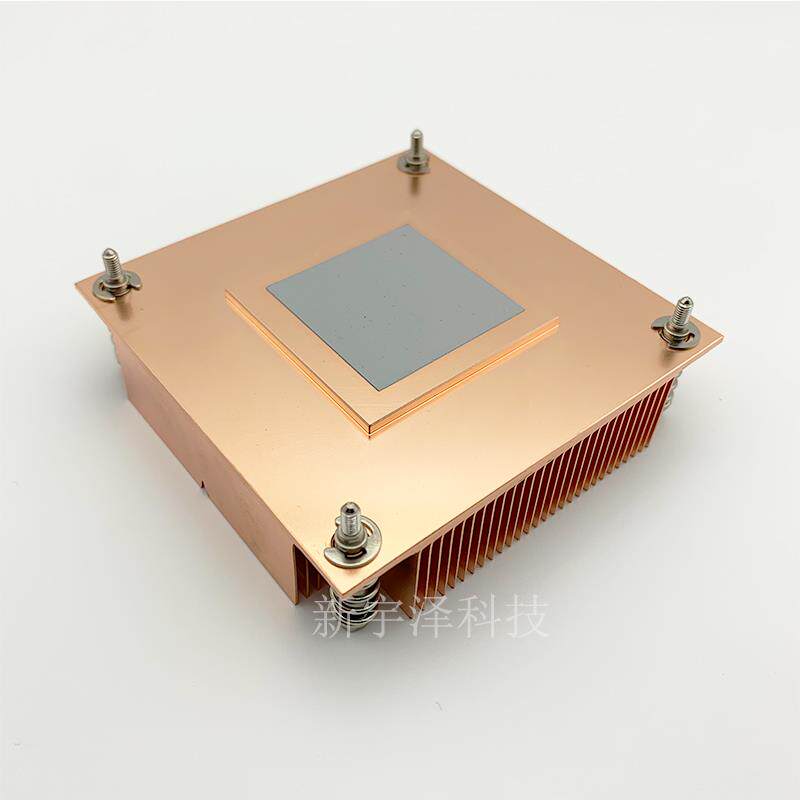 全新 2011 115X 1200 1U服务器cpu散热器片被动铲齿 静音薄款