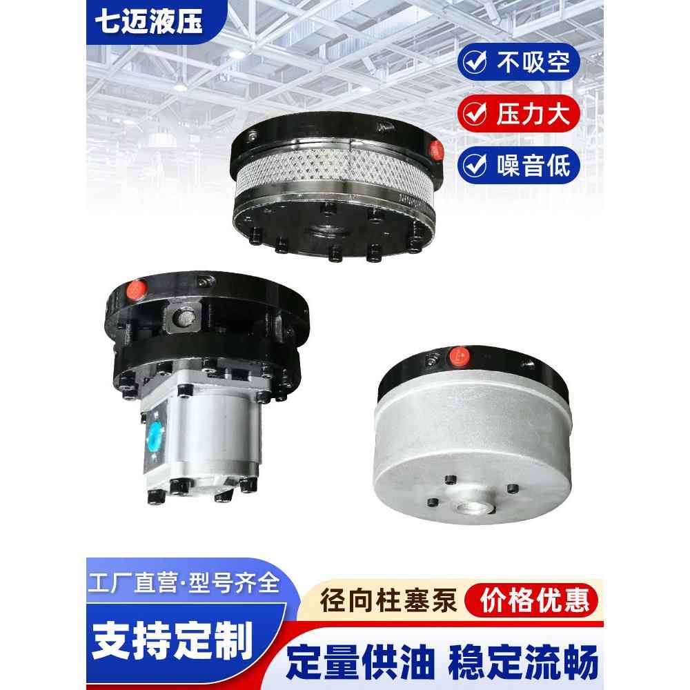 径向柱塞泵低噪音三孔五孔超高压柱塞泵微型单双排电动液压柱塞泵