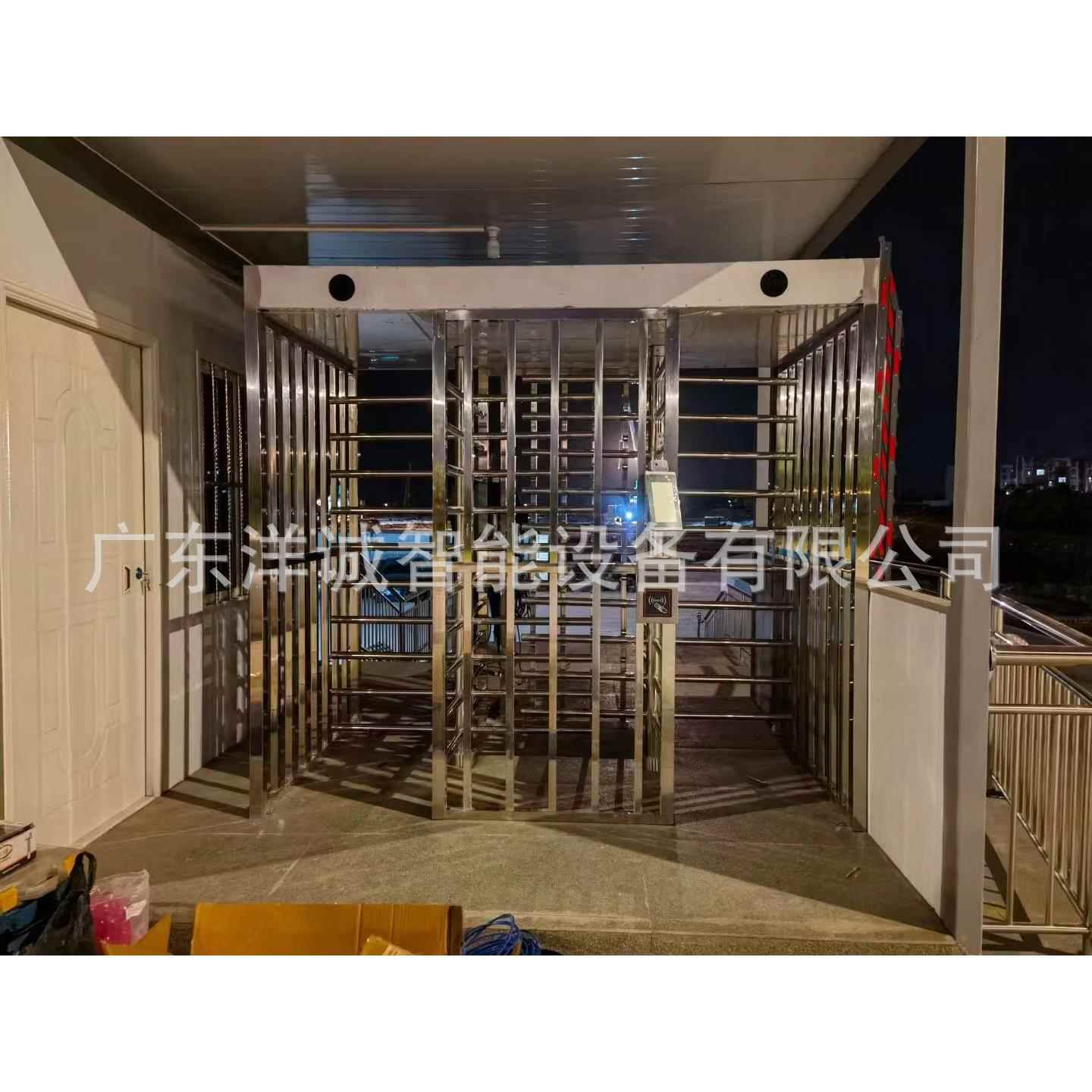 小区二维码门禁全高闸工地实名制系统双门全高转闸医院出口旋转门