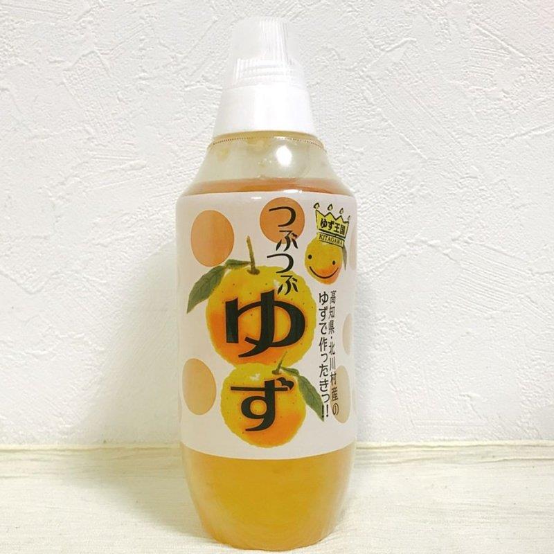 日本原装北川村柚子茶 480g粒粒感蜂蜜柚子饮品