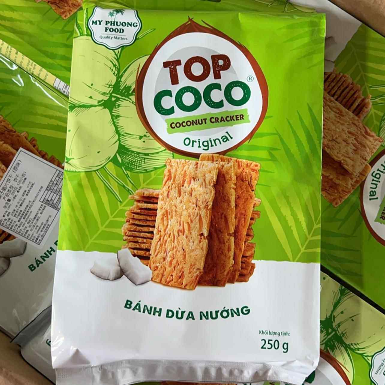 越南原装原味椰子脆片 花生椰子脆片饼干210克（18小包）包邮即食