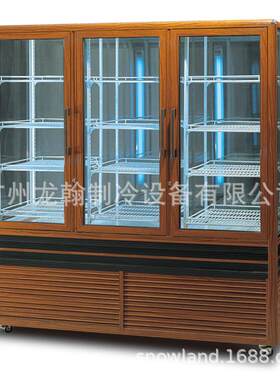 立式双门玻璃蛋糕冷藏展示柜商用水果熟食甜品风冷保鲜冷藏冰柜