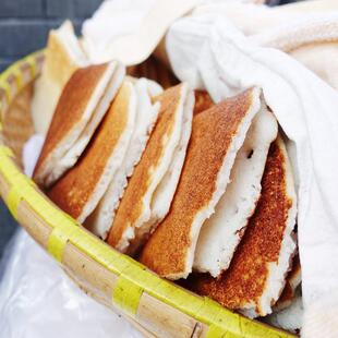 扬州美食高邮特色米饭饼 糜饭饼 水糕饼 年甘饼 粮饼子 5对10片美