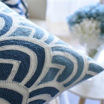 Chinese sofa retro pillowcase embroidery waist cushion cover