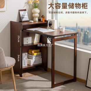 书简易办桌子桌卧室工作台简约学习写公字 可折叠脑桌家用台0901式