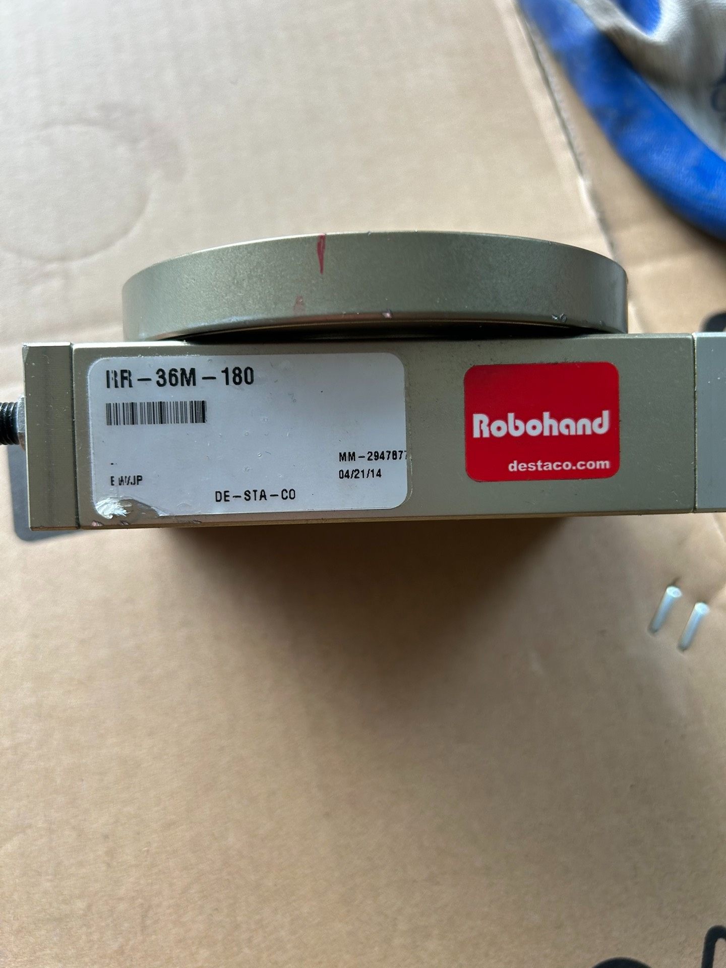 美国 Robohand/罗伯翰气缸RR-36M-180成色如