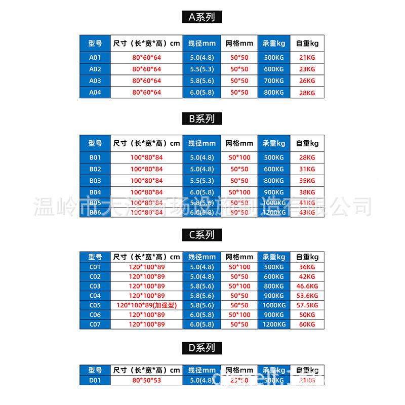厂家层 C2-5.6超大铁框镀锌铁物流用铁笼品出口质多堆仓储叠笼定