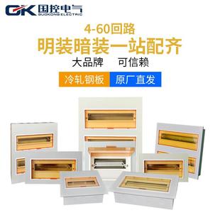 国控PZ30配电箱12回路4 6 8 10 15位导轨空开盒强电箱工程小体型