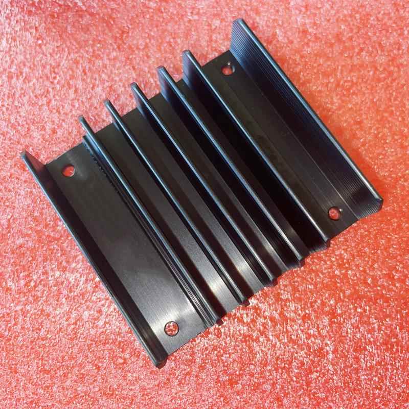 散热片轨道交通铁路电源模块1/2砖半砖模块铝合金散热器62x58x18