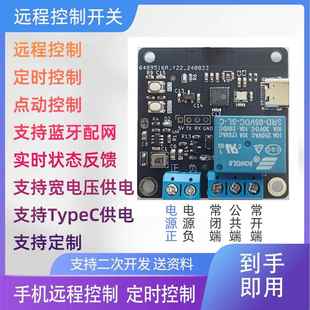 ESP32WiFi继电器模块物联网开 关远程控制定时通断器8266A 发板开
