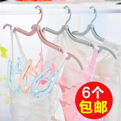 foldable clothes hanger clips clamp creative plastic hangers