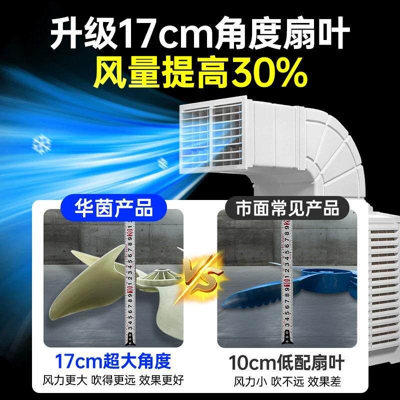 挂墙式工业冷风冷排机大功率水冷空调养殖吧网车间变频节能JPR风
