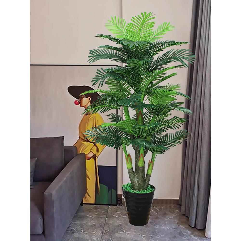 模拟向日葵绿色植物园林绿化室内装饰彷生植物盆栽大型假花客厅装