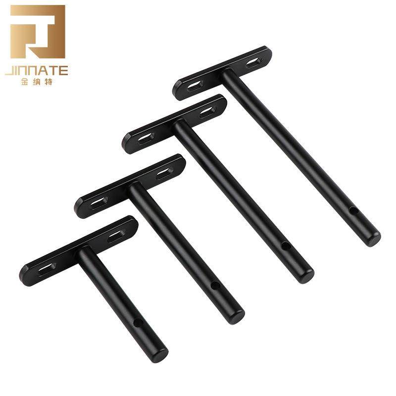 厂家直供暗藏层板托 隐形隔板钉暗装搁板托 悬挂T形墙上固定支架