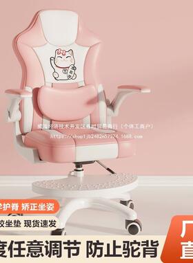 学习椅小学FQY生椅卧子室电脑用家写作业座椅可升降书桌椅儿童写