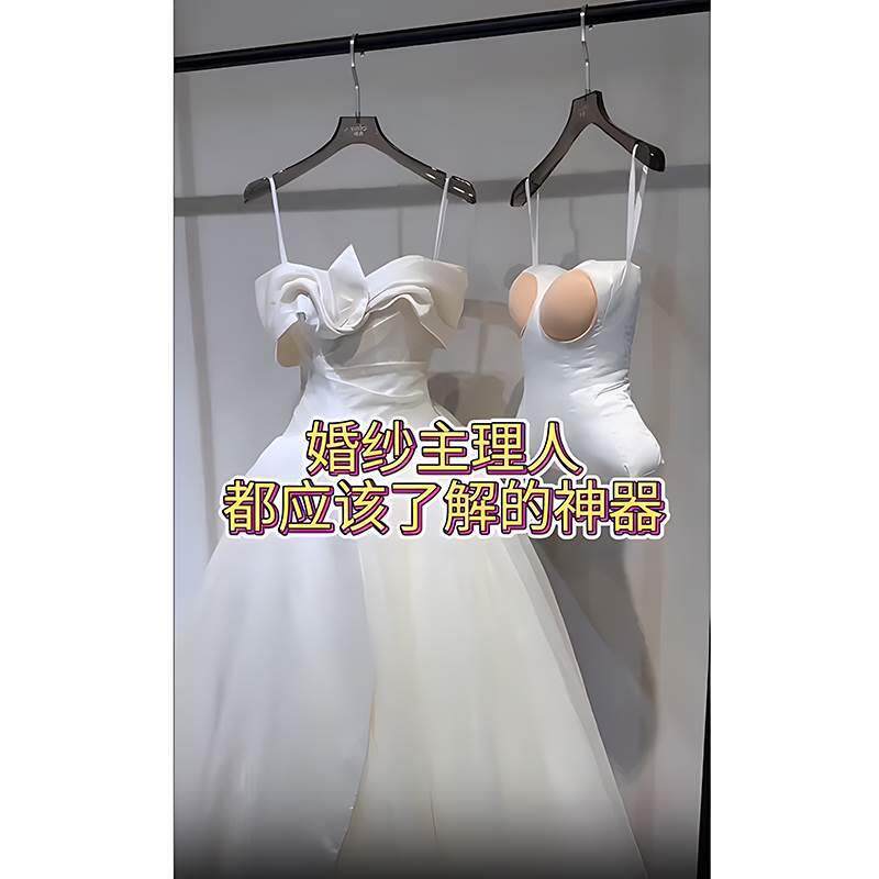 婚纱礼服半身软体填充悬挂假模特立体软撑展示架子服装模特道具女
