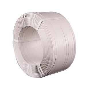 pp打包带捆绑带白色厚包装 带打包包塑339料手动印字加厚带加打带