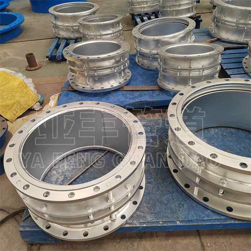 加厚双法兰限位伸缩节 钢制管道伸缩器 不锈钢松套伸缩接头补偿器