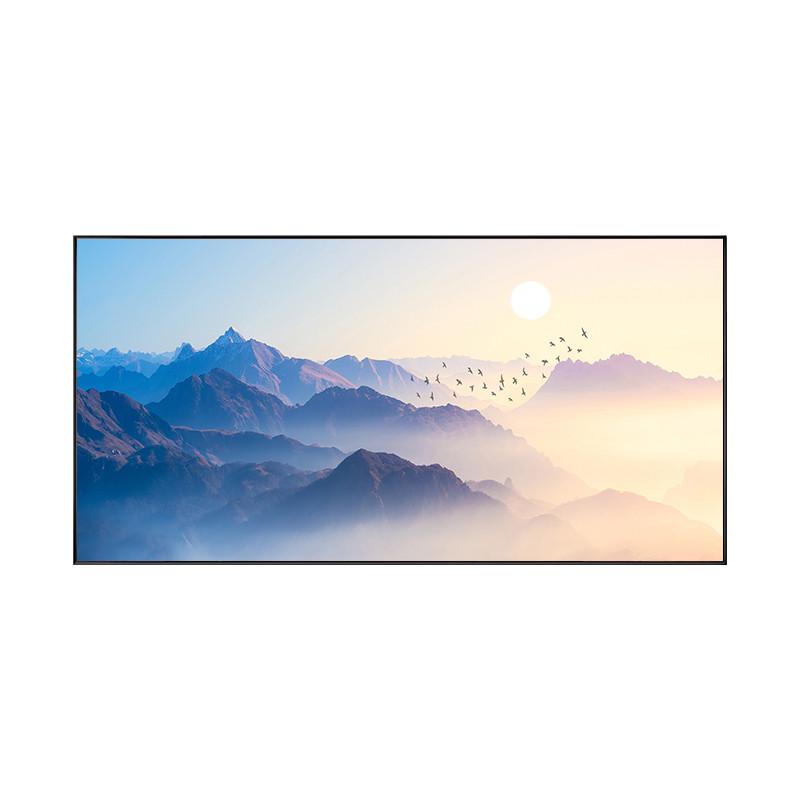 山水画横版装饰画风景画客厅挂画现代轻奢沙发背景墙办公室墙壁画