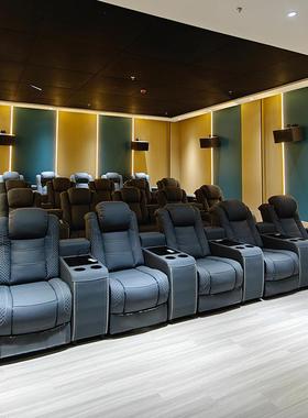 202沙影5新款家庭HFM影院功能别墅现代简约客厅音室电动沙发观发